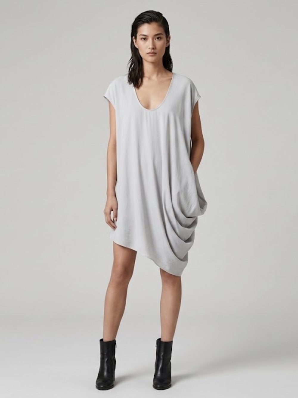 Helmut Lang Orbit Asymmetric Dress | Size Medium